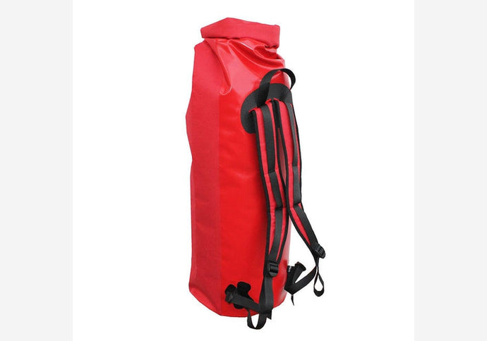 BasicNature Seesack / Wasserdichter Transport-Rucksack 40 L Rot-SOTA Outdoor