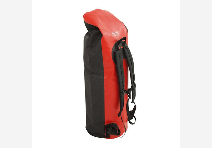 BasicNature Seesack / Wasserdichter Transport-Rucksack 60 L Rot-Schwarz-SOTA Outdoor