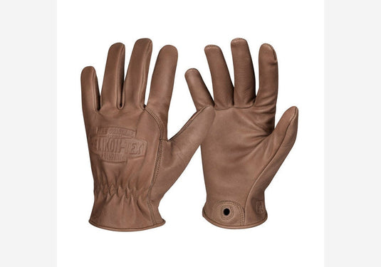 Helikon Tex LUMBER GLOVES - BROWN Rindsleder-SOTA Outdoor