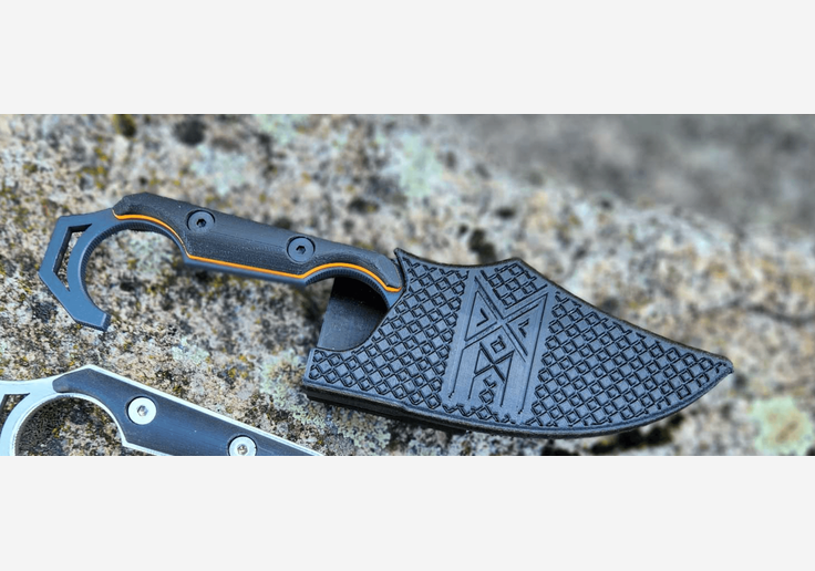 Laden Sie das Bild in Galerie -Viewer, {Midgards The Valdis EDC-Messer Taschenmesser Molon Labe Edition-SOTA Outdoor
