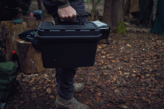 Outdoor-Box Transportbox mit Klapplade und separatem Innenboden