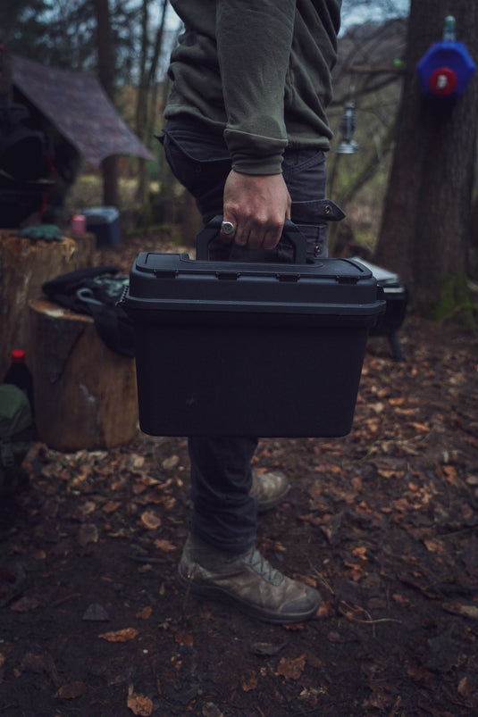 Outdoor-Box Transportbox mit Klapplade und separatem Innenboden