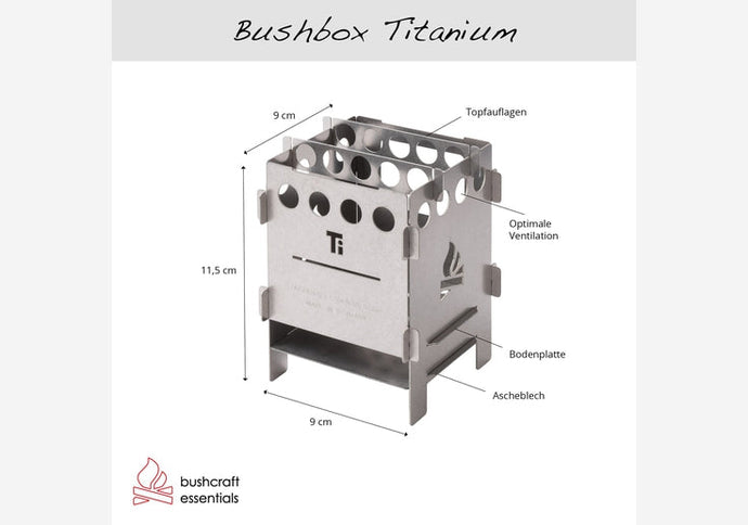 Outdoor-Kocher Bushbox Titanium-SOTA Outdoor